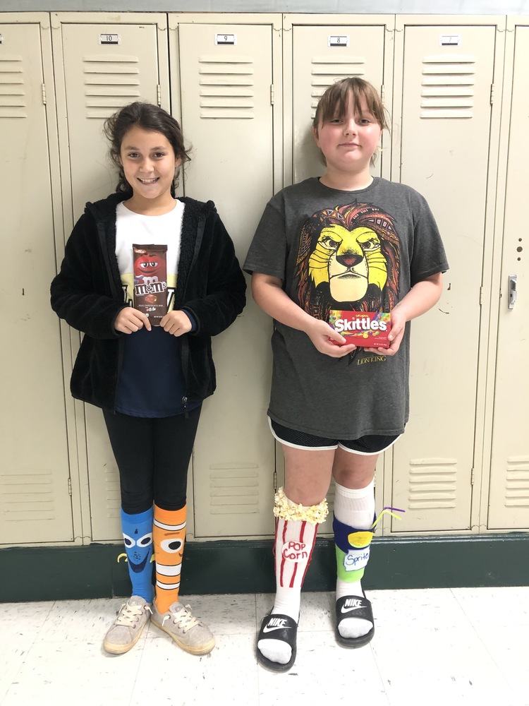 Red Ribbon Week Crazy Sock Day Winners