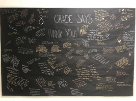 8th grade thank you notes!
